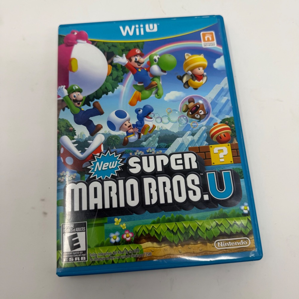 Super Mario Bros U Nintendo Wii U 2012 CIB Complete